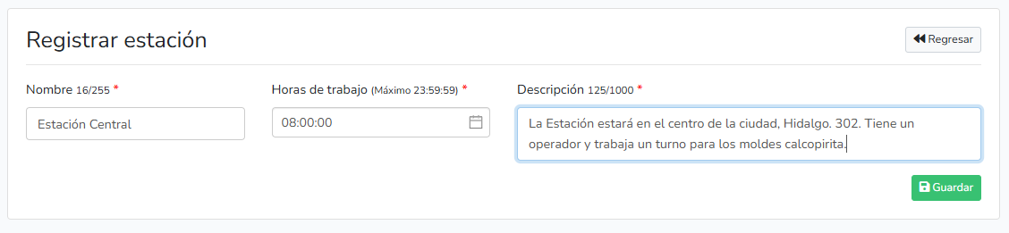 Estaciones.NuevaEstación