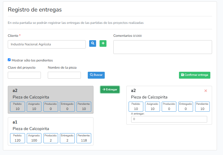 RegistroEntrega.Confirmar